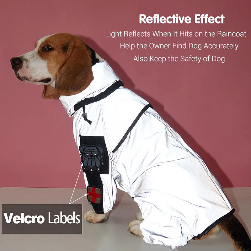 Waterproof Reflective Dog Raincoat