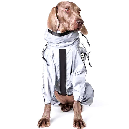 Waterproof Reflective Dog Raincoat